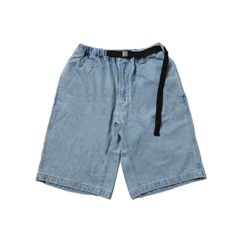 Men's Clothing Denim Shorts Loose Straight Casual Japanese Style Trendy Washed Shorts Men_mkmklike.com