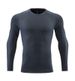 Men's Clothing Long-Sleeved Sports T-Shirt Running Quick-Drying Tights Fitness Breathable Training Outdoor Clothing Round Neck Sweatshirt_mkmklike.com