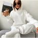 Women's Clothing autumn and winter new hooded sweatshirt casual sports suit_mkmklike.com
