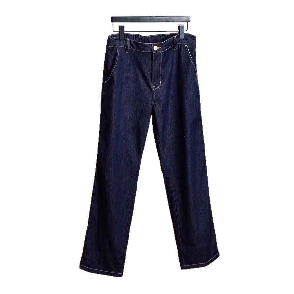 HME Men's Loose Straight Leg Jeans Wide Leg Casual Trousers Style Exclusive_mkmklike.com