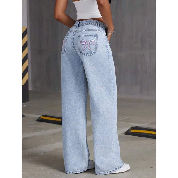 New High Waist Wide Legs Loose Straight Long Pants_mkmklike.com