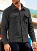 26 European And American Cross-border Heavyweight Men's Clothing, Fleece-lined Workwear, Long-sleeved Outdoor_mkmklike.com
