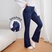 Voya Women's Autumn Hot Girl Tight Jeans Women's Street Middle Waist Elastic Pulling Floor Pants_mkmklike.com