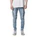 European And American Jeans Men's Side Pockets Small Feet Skinny Jeans Men_mkmklike.com