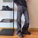 Men's Clothing Men's Washed Denim Pants – Relaxed Fit Straight-Leg Casual Jeans (Black-Gray) Hot-selling_mkmklike.com