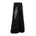 Men's Clothing Deconstruction Stitching Scimitar Jeans Men Summer New Loose Straight Trend Wide Leg Trousers_mkmklike.com
