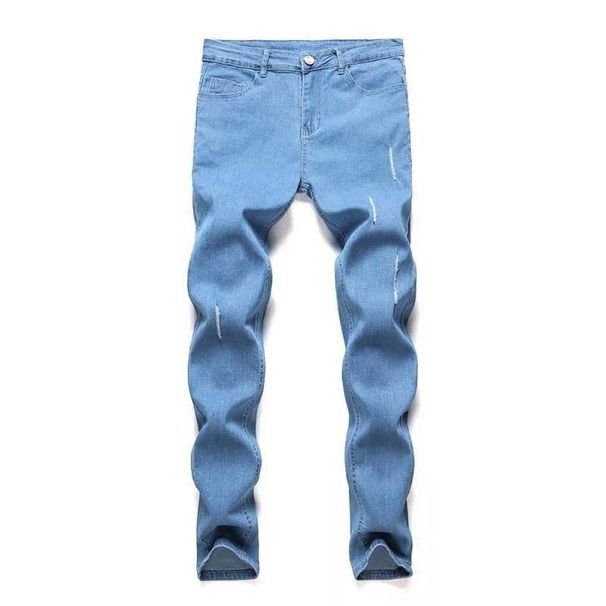 Men's Clothing Men's Ripped And Worn Skinny Stretch Jeans_mkmklike.com