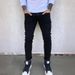 Fit Stretch Jeans For Men & Teens - Comfortable Straight Leg Denim Pants With Classic Black Wash (Sizes 28-40)_mkmklike.com
