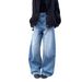 Men's Clothing Unisex High Waist Wide Leg Jeans Retro Style Loose Fit Slimming Straight Leg Floor Length Autumn Winter Men's Denim_mkmklike.com
