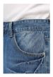 Men's Washed Flared Jeans – Lightning Crack Distressed, Loose Straight Wide Leg (Blue, S-XXL)_mkmklike.com