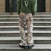 Parisian Style Men's Camouflage Cargo Pants High Street Fashion European American Tree Branch Print Jeans_mkmklike.com
