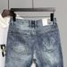 Men’s Distressed Denim Shorts – Trendy Ripped & Printed Streetwear (Blue, Sizes 28-36)_mkmklike.com
