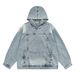 Pulse Pulse Cross-Border Wholesale European And American Style Loose Trendy Fashion Washed Vintage Denim Jacket Hooded Sweatshirt_mkmklike.com