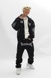 Retro Hip-Hop Print Denim Pants – Oversized Streetwear Jeans With Graffiti Art & Distressed Wash (S-XXXL, Polyester, Drop-Crotch, Unisex Urban Style)_mkmklike.com