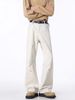 Retro Men's Jeans, Loose Fit, Embroidered Buttonholes, Straight Leg, Slightly Flared, Casual Pants_mkmklike.com