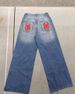 Men's Clothing High Street Jeans Hip Hop Loose Design Street Straight Wide Leg Trousers_mkmklike.com