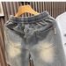 Men's Casual Retro Distressed Denim Shorts Trendy Summer Style Thin Cool Loose Fit Slimming Five Point Pants_mkmklike.com