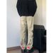 Men's Clothing American High Street Pants Zipper Black Slim Jeans Men's Design Straight Scimitar Flared Pants_mkmklike.com