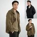 Outdoor Solid Color Men's Youthful High-End Hooded American Fashion Trend Loose Fit Minimalist Style Jacket_mkmklike.com