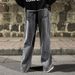 Design Jeans Men's Straight Loose American High Street Pants_mkmklike.com