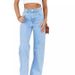 Stretch High-Waisted Wide Leg Jeans For Women - Comfortable Office & Casual Denim Pants (XS-6XL, Light Blue/Dark Blue/Black/Charcoal)_mkmklike.com