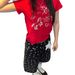 Retro Polka Dot Print Cropped Jeans Loose Straight Leg Versatile Wide Leg Shorts for Men And Women New Summer Style_mkmklike.com