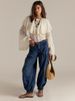 New Drop-Waist Wide-Leg Lotus Jeans – Crinkle Denim Pants (Dark Blue, Light Blue, Gray, Black, Green, Pink) – Sizes S-3XL_mkmklike.com