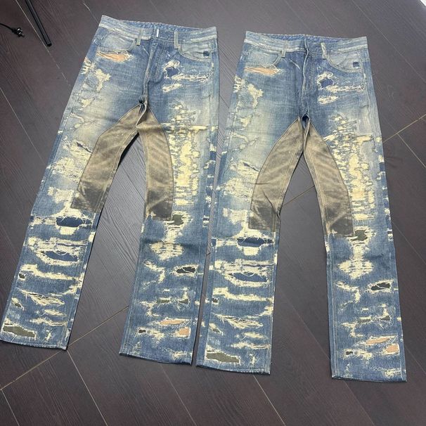 Men's Clothing 3D Printing GVC Printing Heavy Process Washing Laser Digital Printing Straight Trousers_mkmklike.com