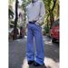 2026 French Blue Washed Jeans Herringbone French Retro Overalls Men's Vintage Straight Trousers_mkmklike.com