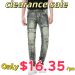 Designer Men's Jeans Multi-pocket Perforated Washable Series High-quality Clearance Products Trendy Brand Slim Fit Small_mkmklike.com