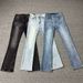 American High Street 517 Clean Fit Heavy Washed Cat Whiskers Ice Blue Slightly Flared Stretch Slim Jeans For Men Trendy_mkmklike.com