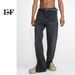 EF Denim | 2023 New Product, Four Seasons Korean Version Simple Versatile Pant Foot Split Design Jeans Men's And Women's Gray And Black_mkmklike.com