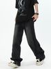 Men's Premium Heavyweight Distressed Denim Jeans Relaxed Fit High Street Wide Leg Straight Pants Vintage Wash_mkmklike.com