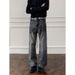 Cleanfit Men's Whisker Fade Stretch Polyester Jeans Slim Straight Leg Distressed Detailing S-5XL_mkmklike.com