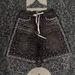 Men's Rhinestone-Embellished Distressed Denim Shorts – Vintage Streetwear (Black/Green, S-2XL) | Retro Hip-Hop Fashion_mkmklike.com