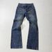 Cleanfit Vintage Washed Jeans – Distressed Bootcut Denim Pants With Splatter Paint Effect_mkmklike.com