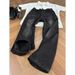Men's Clothing Men Women Embroidered Loose Straight Leg Jeans High Waisted Wide Leg Pants Black Washed American Retro Style Autumn Design_mkmklike.com