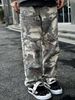 Men's Clothing American Heavy Duty Washed Distressed Camouflage Men's Versatile Loose DirtyFit Style Straight Casual Pants_mkmklike.com