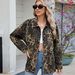 K New Versatile Slimming Retro Classic Loose Denim Casual Jacket Top For Women. No Necklace, Glasses, Or Other Accessories_mkmklike.com