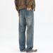 CLEANFIT New Jeans Men's Loose Straight Drape Large Size Mid-waist Trousers American Double Craftsmanship Trendy Brand Shili Coco K11 Denim Knowledge_mkmklike.com