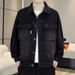 Men's Denim Jacket Suitable For Various Occasions And Outfits 2026 Autumn New Style Trendy Plus Size Durable Versatile Lapel_mkmklike.com