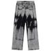 Men's Vintage Washed Denim Jeans Oversized Baggy Trousers Tie-Dye Effect 90s Hip-Hop Streetwear Style Clothing_mkmklike.com