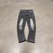 Men's Clothing Menswear Trendy Retro Washed Denim Jeans, Loose Casual Heavyweight Jeans_mkmklike.com