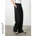 Men's Clothing Four Colors Men's Suit Trousers Drape Suit Trousers Straight Loose Wide Leg Trousers Versatile Casual Trousers_mkmklike.com