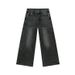 EF JEANS | 2025 Spring New American Casual Daily Black And Grey Wide Leg Mopping Washed Jeans_mkmklike.com