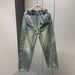 Modern Drop-Crotch Casual Trousers For Men - Loose Fit Straight Leg, Irregular Hem Design, Soft Drape Fabric, Daily Streetwear_mkmklike.com