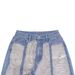 Women’s Clothing Women's Distressed Fringe Jeans Street Fashion Jeans_mkmklike.com