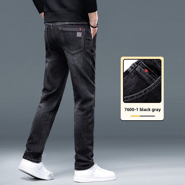 Straight Men's Jeans Plus Size Pants Casual Pants Men's_mkmklike.com