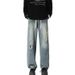 Gradient Jeans 2025 New Spring And Autumn Thin Style American Loose Straight Tube Versatile Men's Casual Long Pants_mkmklike.com