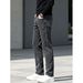 Men's Stretch Slim Fit Straight Leg Jeans High Street Style Elegant Basic Business Trendy Trousers_mkmklike.com